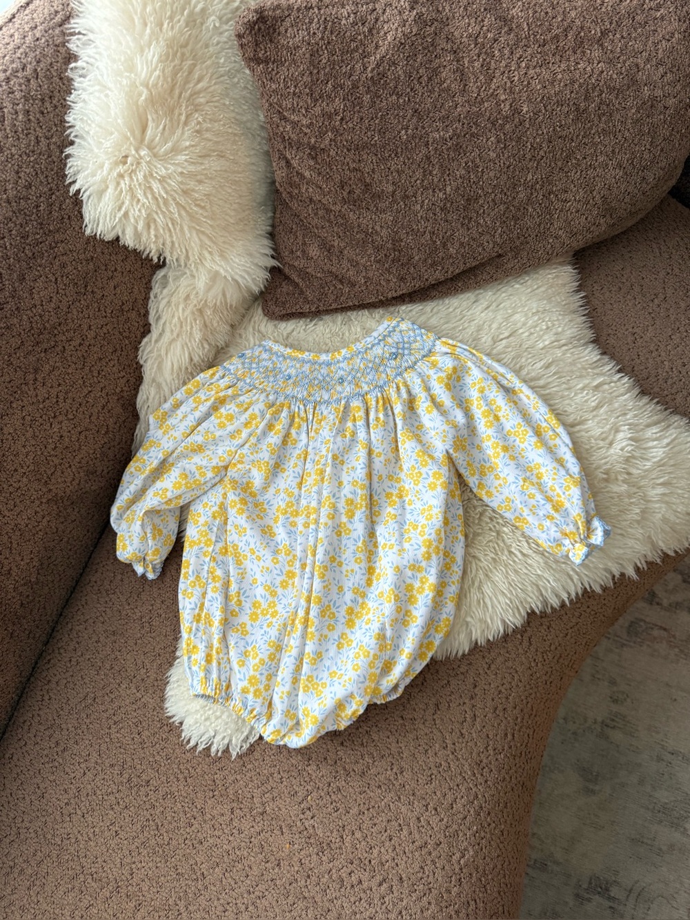 The Smocked Flamingo Bubble Romper